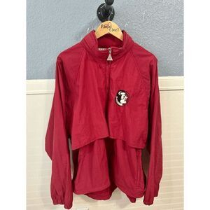 Florida State Seminoles Men's Pro Player NCAA Full Zip Football Jacket Red